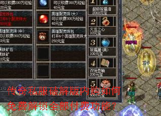 传奇私服破解版内购如何免费解锁全部付费功能? 传奇私服破解版内购如何免费解锁全部付费功能?