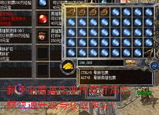 新手必看单作业传奇开局怎样快速升级与获取神装? 新手必看单作业传奇开局怎样快速升级与获取神装?