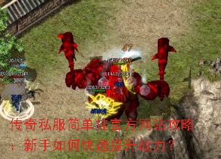 传奇私服简单挂官方网站攻略:新手如何快速提升战力? 传奇私服简单挂官方网站攻略:新手如何快速提升战力?