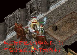 热血传奇私服怪物众多,如何高效练级成为圣地霸主? 热血传奇私服怪物众多,如何高效练级成为圣地霸主?