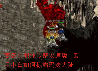 变态单职业传奇攻速版:新手小白如何称霸玛法大陆 变态单职业传奇攻速版:新手小白如何称霸玛法大陆