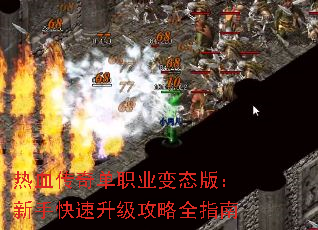 热血传奇单职业变态版:新手快速升级攻略全指南 热血传奇单职业变态版:新手快速升级攻略全指南