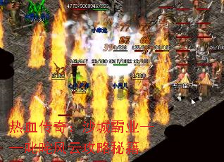 热血传奇:沙城霸业——叱咤风云攻略秘籍 热血传奇:沙城霸业——叱咤风云攻略秘籍