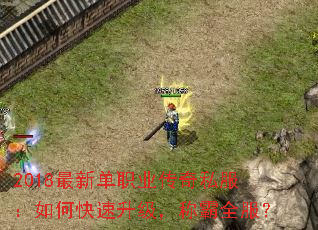 2018最新单职业传奇私服:如何快速升级,称霸全服? 2018最新单职业传奇私服:如何快速升级,称霸全服?