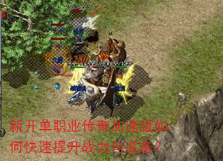 新开单职业传奇加速版如何快速提升战力与装备? 新开单职业传奇加速版如何快速提升战力与装备?