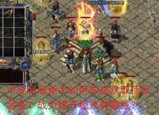 中变私服新手如何快速获取顶级装备?战力提升秘诀有哪些? 中变私服新手如何快速获取顶级装备?战力提升秘诀有哪些?