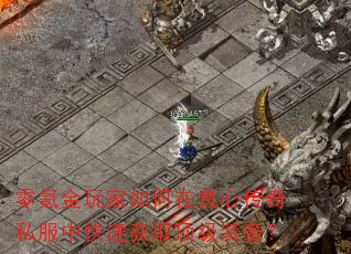 零氪金玩家如何在良心传奇私服中快速获取顶级装备? 零氪金玩家如何在良心传奇私服中快速获取顶级装备?