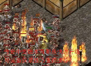 传奇中变版本有哪些快速升级与装备获取技巧值得推荐? 传奇中变版本有哪些快速升级与装备获取技巧值得推荐?